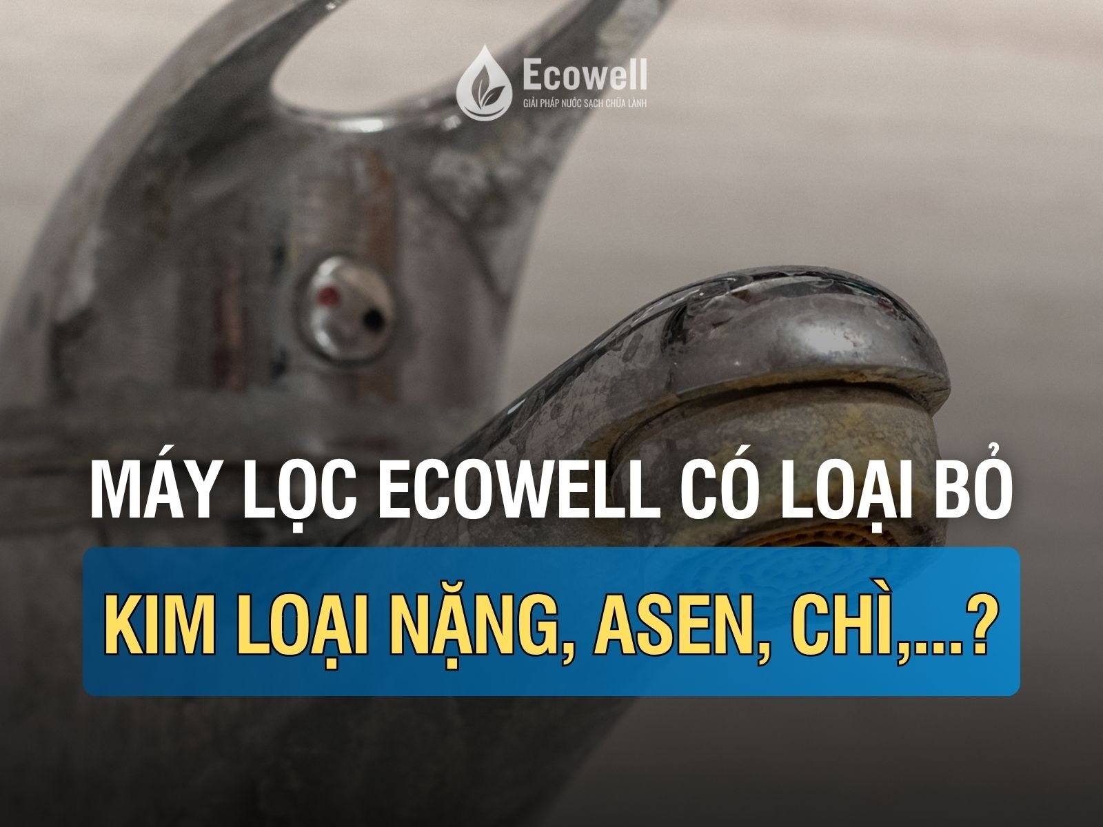 Máy lọc nước tổng có loại bỏ được kim loại nặng, asen, chì không?
