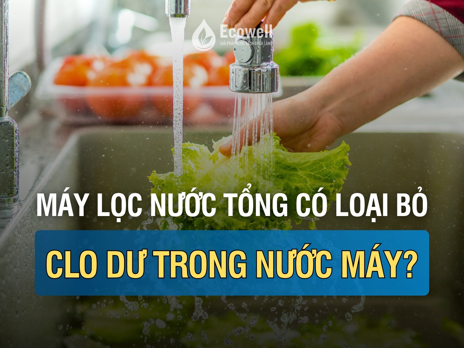 Máy lọc nước tổng có lọc được clo dư trong nước máy không? Giải đáp rõ và chi tiết nhất