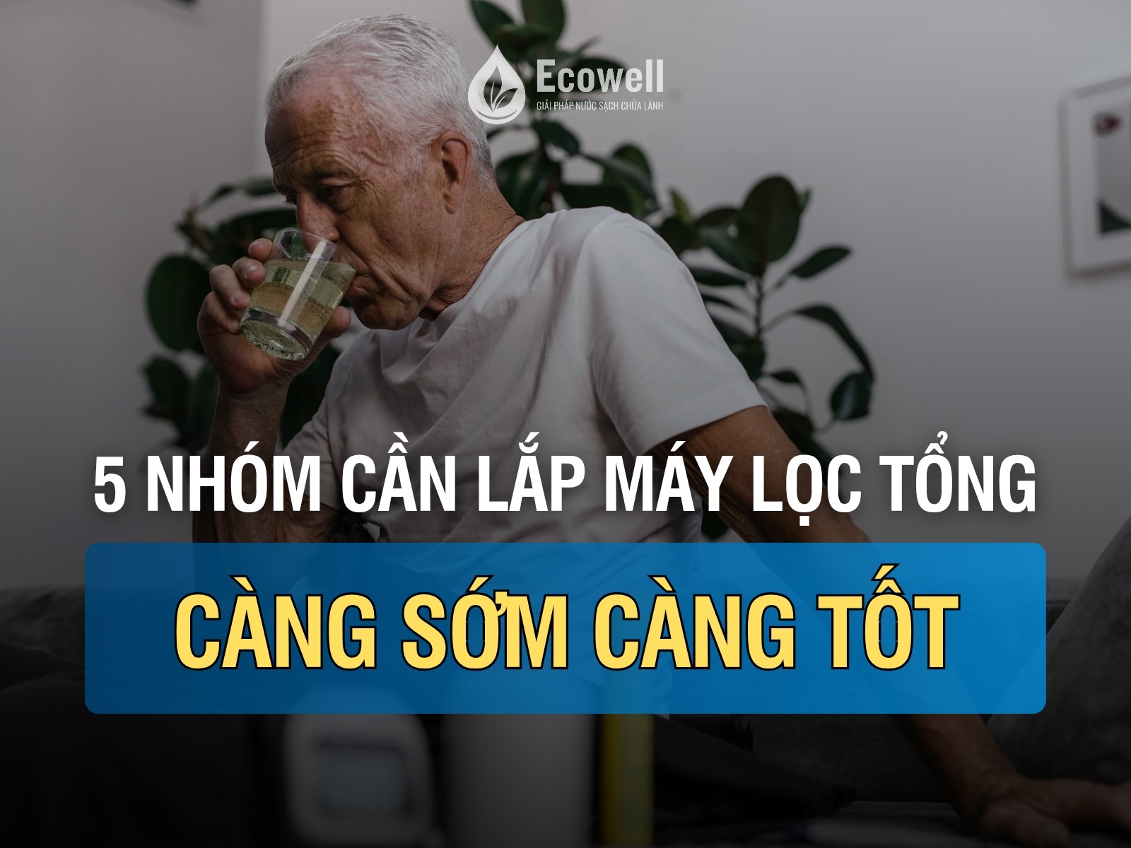5 nhóm gia đình nên lắp máy lọc nước tổng càng sớm càng tốt (để không phải trả giá đắt vì nước máy)