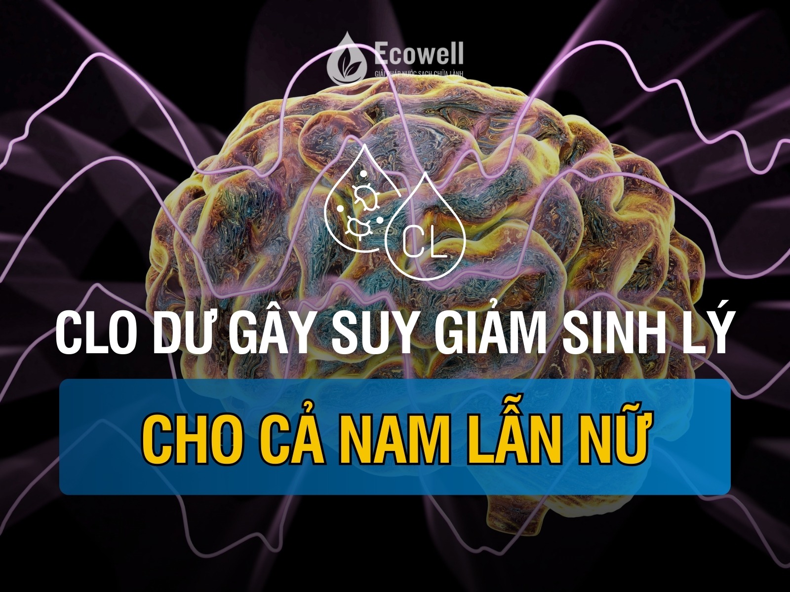Clo dư trong nước – Thủ phạm làm rối loạn nội tiết tố âm thầm ở cả nam và nữ
