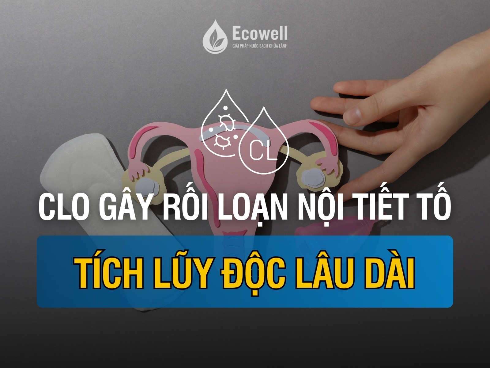 Clo dư – Tác nhân thầm lặng gây rối loạn nội tiết và tích lũy độc tố lâu dài