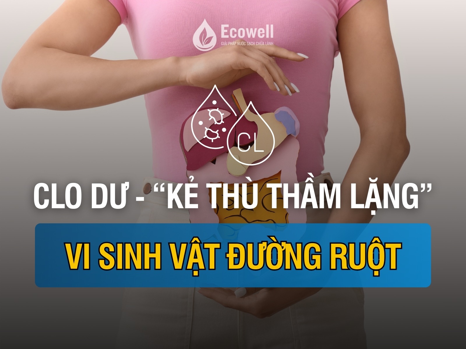 Clo dư – Kẻ thù thầm lặng của hệ vi sinh vật đường ruột